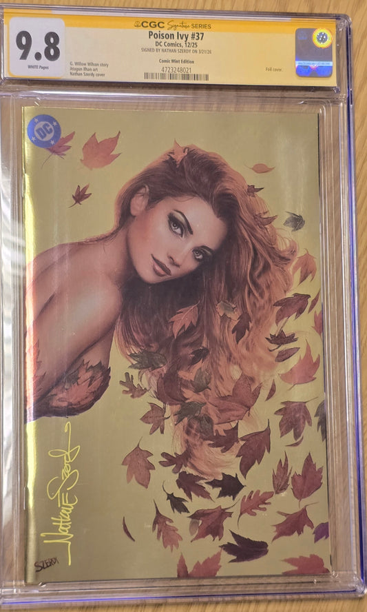 POISON IVY #37 NATHAN SZERDY NYCC 2025 VIRGIN GOLD SPOT FOIL VARIANT LIMITED TO 1000 COPIES CGC SS 9.8