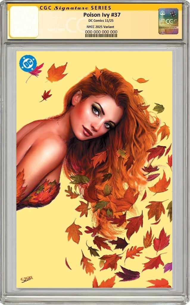 POISON IVY #37 NATHAN SZERDY NYCC 2025 VIRGIN GOLD SPOT FOIL VARIANT LIMITED TO 1000 COPIES CGC SS PREORDER