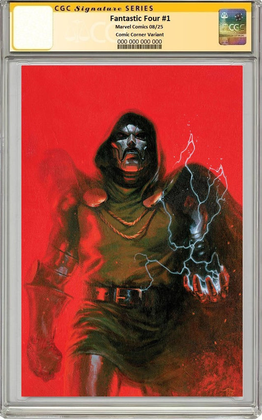 FANTASTIC FOUR #1 GABRIELE DELLOTTO NYCC 2025 VIRGIN VARIANT LIMITED TO 800 COPIES CGC SS PREORDER