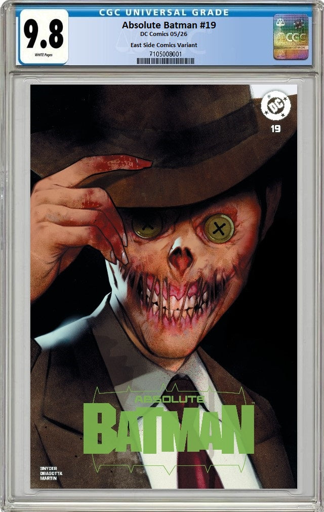ABSOLUTE BATMAN #19 BEN OLIVER VARIANT LIMITED TO 800 COPIES CGC 9.8 PREORDER