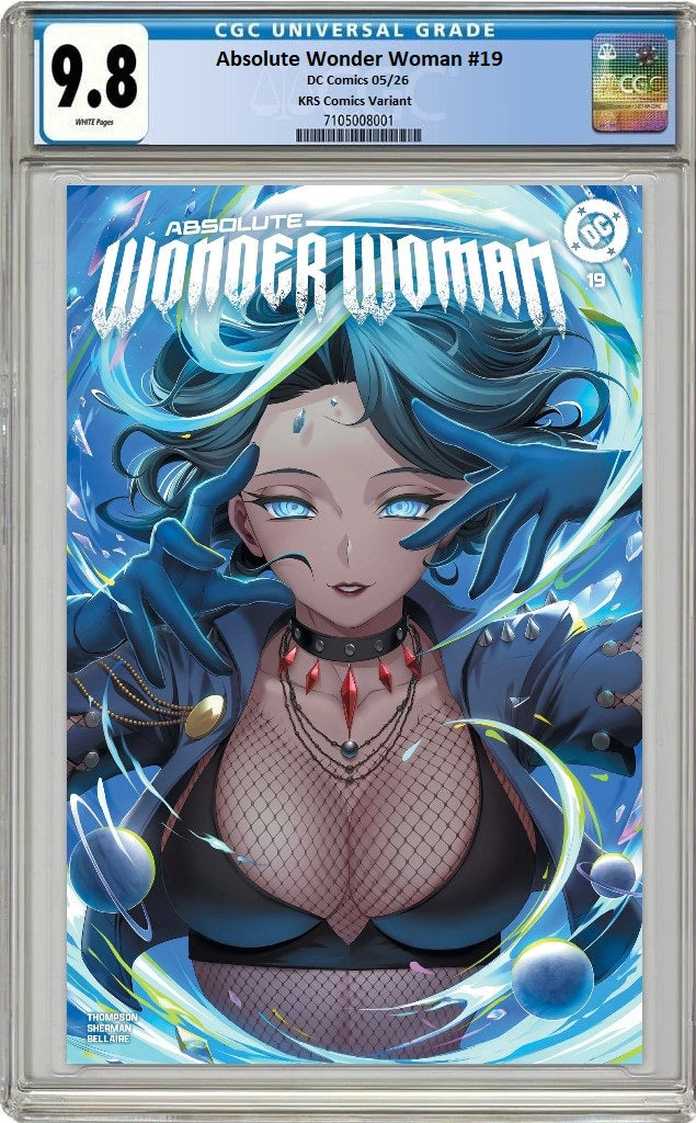 ABSOLUTE WONDER WOMAN #19 RACHTA LIN VARIANT LIMITED TO 800 COPIES CGC 9.8 PREORDER