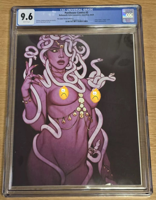 PENTHOUSE COMICS #3 JENNY FRISON NSFW COLOUR VARIANT LIMITED TO 500 COPIES CGC 9.6