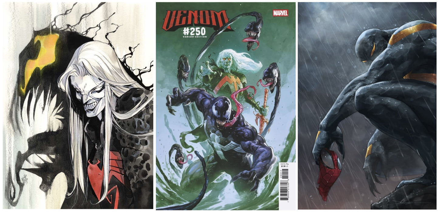 VENOM #250 PEACH MOMOKO NYCC 2025 VIRGIN VARIANT LIMITED TO 1000 COPIES + 1:25 & 1:100 VARIANT