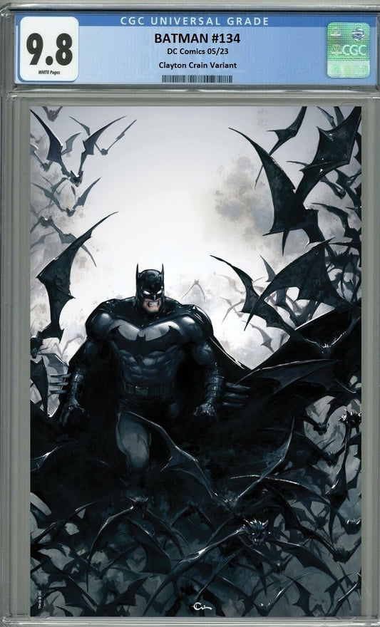 BATMAN #134 CLAYTON CRAIN DALLAS FAN EXPO VIRGIN VARIANT LIMITED TO 600 WITH COA CGC 9.8 PREORDER