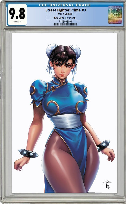STREET FIGHTER PRIME #0 TROPHY CHUN-LI VIRGIN VARIANT LIMITED TO 400 COPIES CGC 9.8 PREORDER