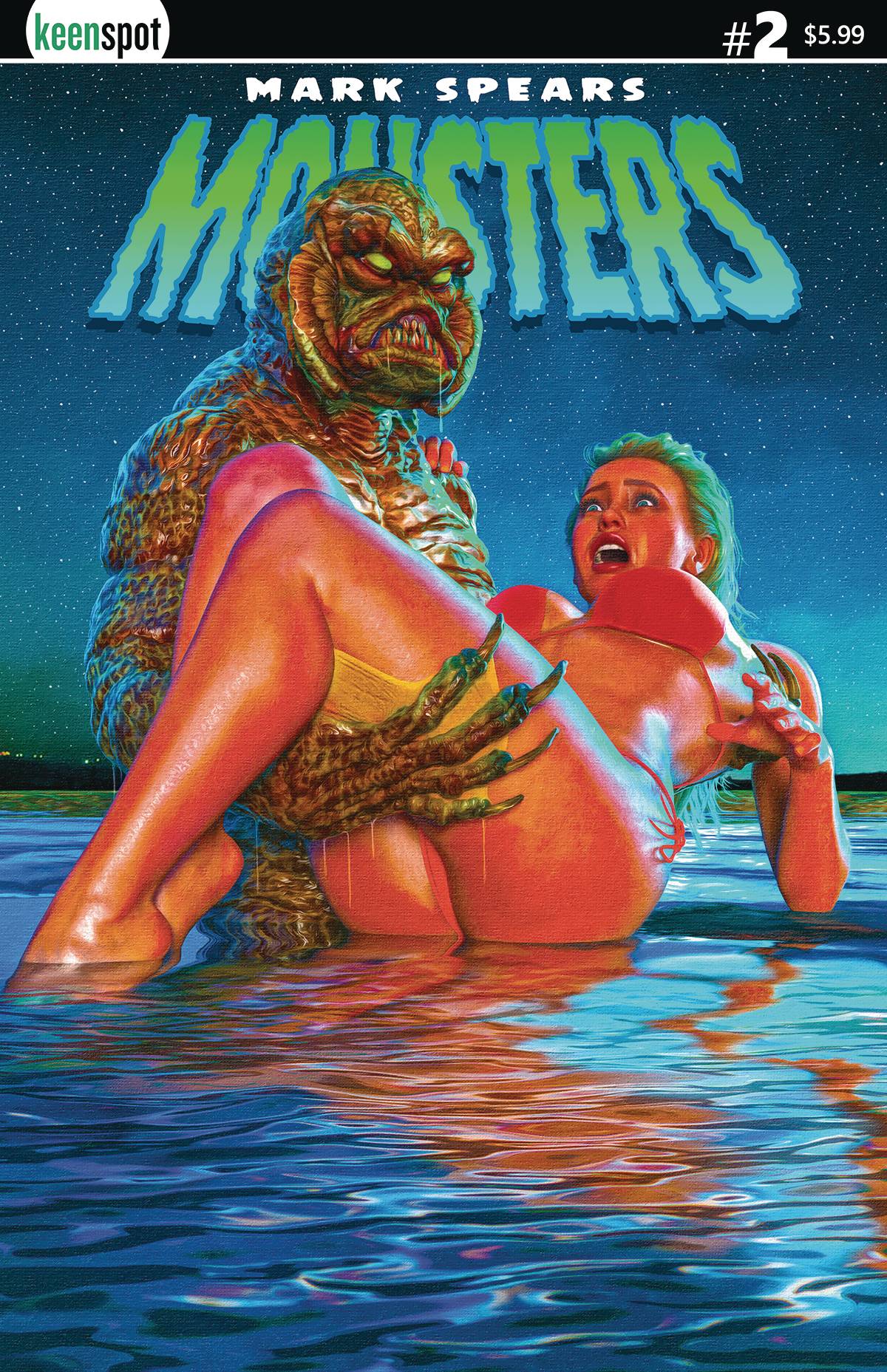 MARK SPEARS MONSTERS #2 CREATURE FEATURE VARIANT