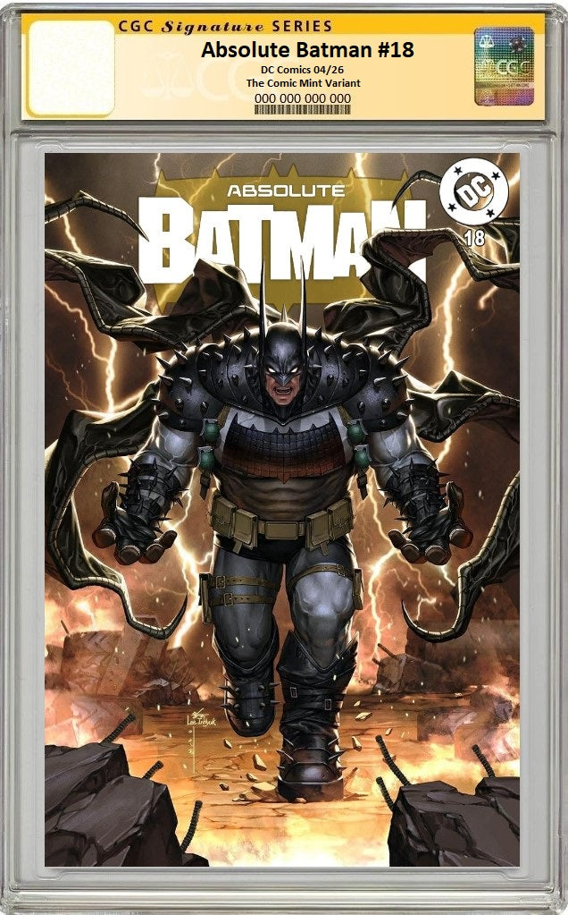 ABSOLUTE BATMAN #18 INHYUK LEE VARIANT LIMITED TO 800 COPIES CGC SS PREORDER