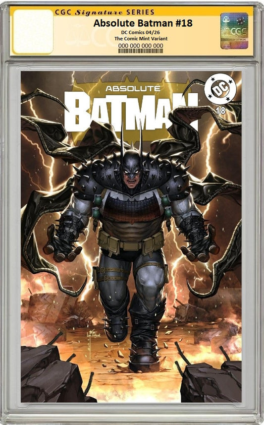 ABSOLUTE BATMAN #18 INHYUK LEE VARIANT LIMITED TO 800 COPIES CGC SS PREORDER