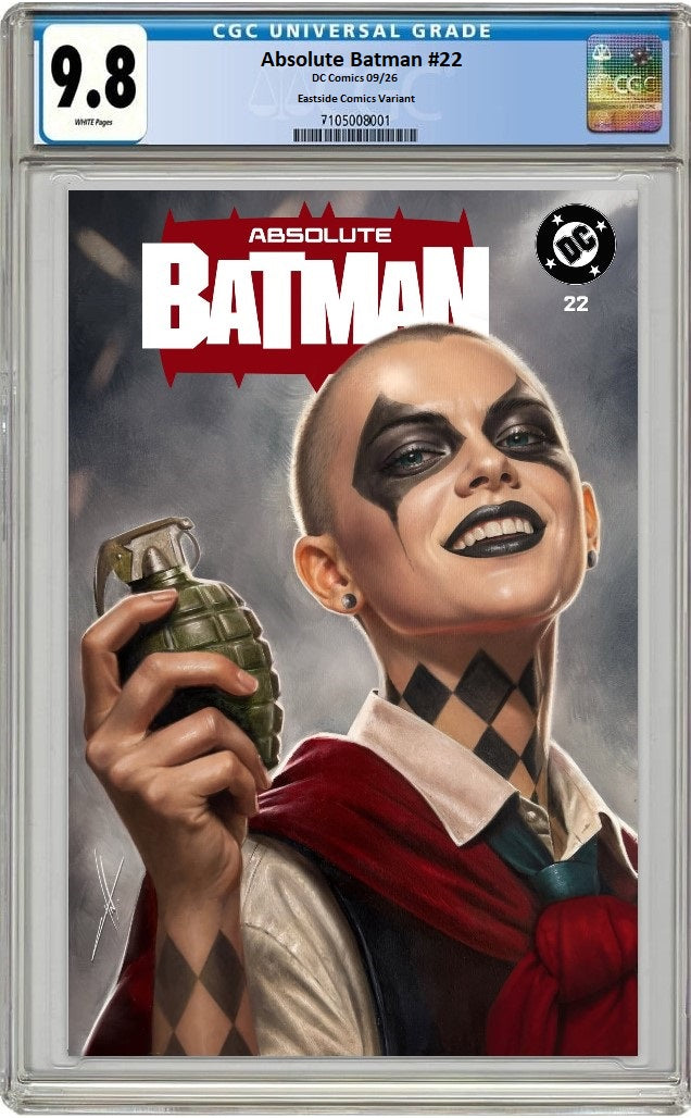 ABSOLUTE BATMAN #22 CARLA COHEN VARIANT LIMITED TO 800 COPIES CGC 9.8 PREORDER