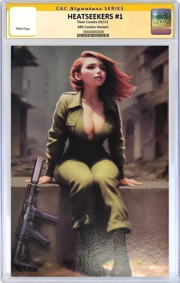 HEAT SEEKER GUN HONEY SERIES #1 WILL JACK VIRGIN FOIL VARIANT LIMITED TO 500 COPIES CGC SS PREORDER