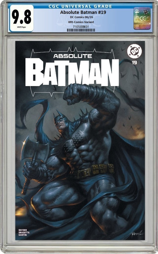 ABSOLUTE BATMAN #19 LUCIO PARRILLO VARIANT LIMITED TO 800 COPIES CGC 9.8 PREORDER