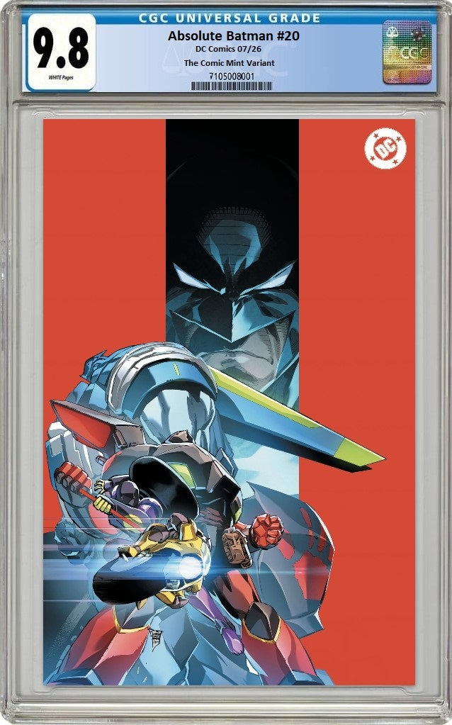 ABSOLUTE BATMAN #20 PHILIP TAN 'ROBINS' VIRGIN VARIANT LIMITED TO 800 COPIES CGC 9.8 PREORDER