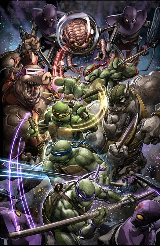 TMNT SATURDAY MORNING ADV CONTINUED #1 CLAYTON CRAIN VIRGIN VARIANT LIMITED TO 500 COPIES