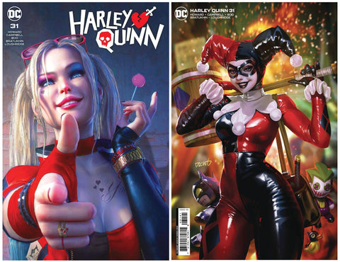 HARLEY QUINN #31 TIAGO DA SILVA TERRIFICON VARIANT LIMITED TO 500 COPIES WITH NUMBERED COA + 1:25 VARIANT