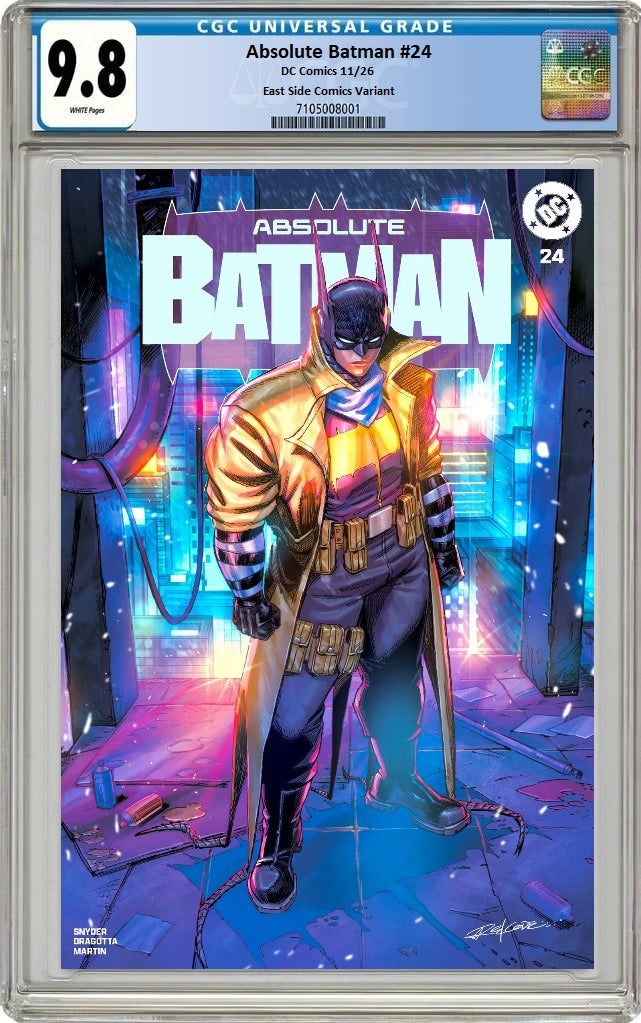 ABSOLUTE BATMAN #24 REDCODE VARIANT LIMITED TO 800 COPIES CGC 9.8 PREORDER