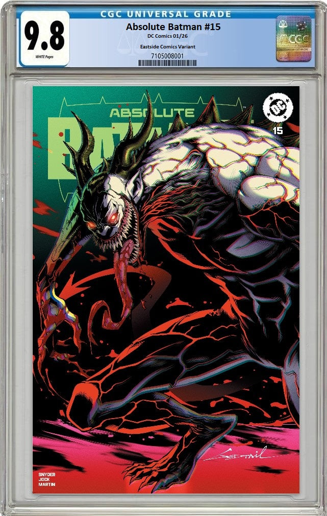 ABSOLUTE BATMAN #15 GODTAIL VARIANT LIMITED TO 800 COPIES CGC 9.8 PREORDER