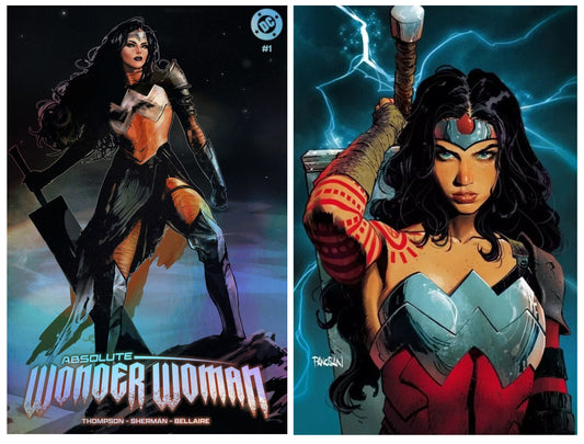 ABSOLUTE WONDER WOMAN #1 SOZOMAIKA FOIL VARIANT LIMITED TO 800 COPIES + 1:25 VARIANT