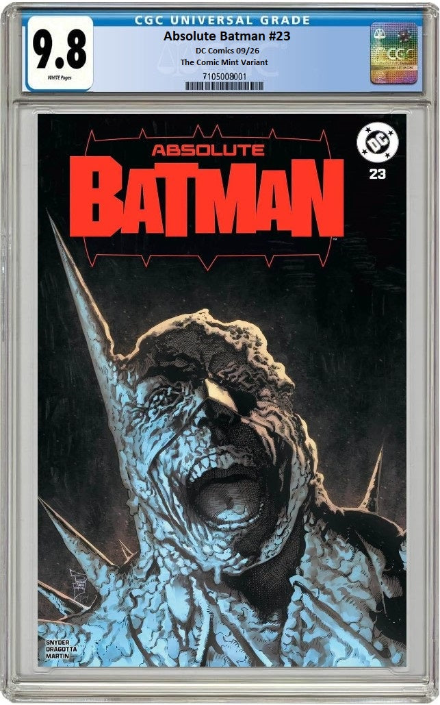 ABSOLUTE BATMAN #23 PHILIP TAN TRADE DRESS VARIANT LIMITED TO 500 COPIES WITH NUMBERED COA CGC 9.8 PREORDER