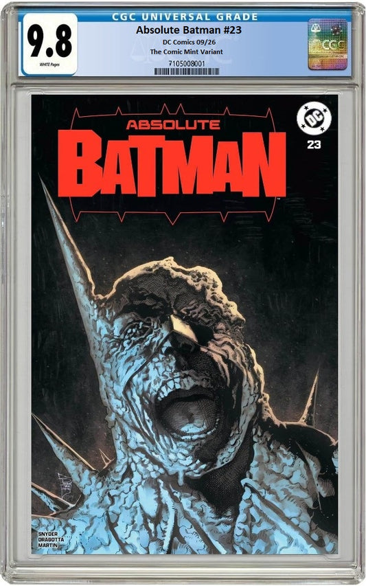 ABSOLUTE BATMAN #23 PHILIP TAN TRADE DRESS VARIANT LIMITED TO 500 COPIES WITH NUMBERED COA CGC 9.8 PREORDER