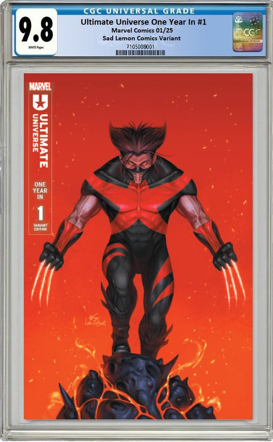 ULTIMATE UNIVERSE ONE YEAR IN #1 INHYUK LEE VARIANT LIMITED TO 1000 COPIES WITH NUMBERED COA CGC REMARK PREORDER