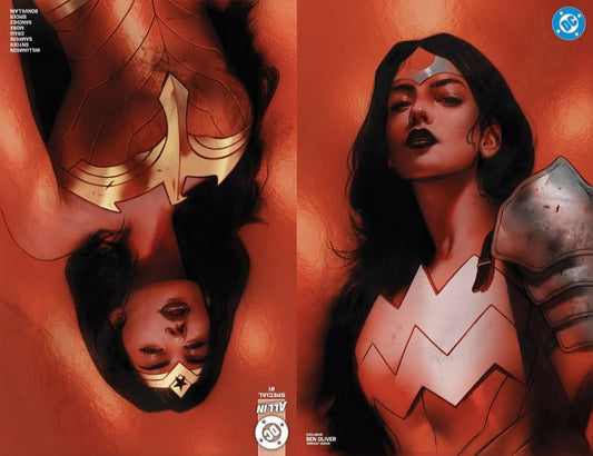 DC ALL IN SPECIAL #1 BEN OLIVER WONDER WOMAN NYCC 2026 FOIL VARIANT LIMITED TO 1200 COPIES