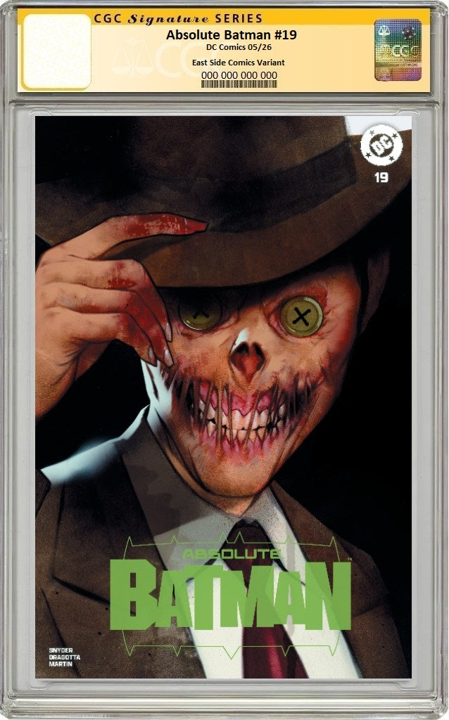 ABSOLUTE BATMAN #19 BEN OLIVER VARIANT LIMITED TO 800 COPIES CGC SS PREORDER