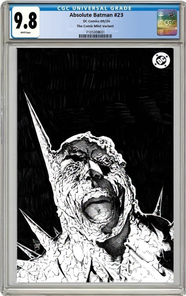 ABSOLUTE BATMAN #23 PHILIP TAN VIRGIN SKETCH VARIANT LIMITED TO 300 COPIES WITH NUMBERED COA CGC 9.8 PREORDER