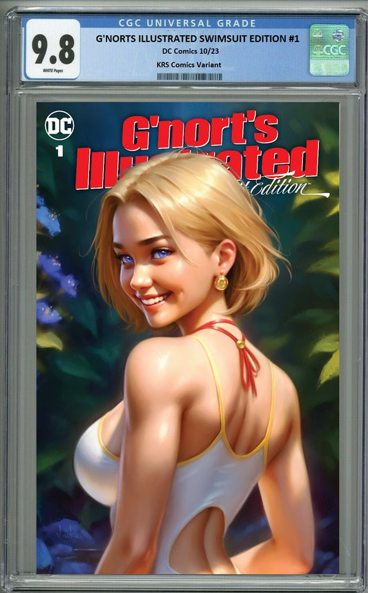 GNORTS ILLUSTRATED SWIMSUIT EDITION #1 WILL JACK TRADE DRESS VARIANT LIMITED TO 3000 COPIES CGC 9.8 PREORDER