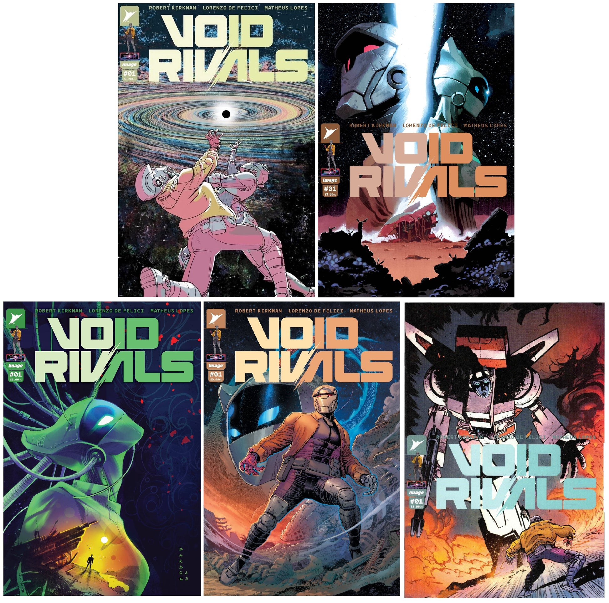 VOID RIVALS #1 MATTHEW ROBERTS VARIANT LIMITED TO 800 COPIES WITH NUMB ...