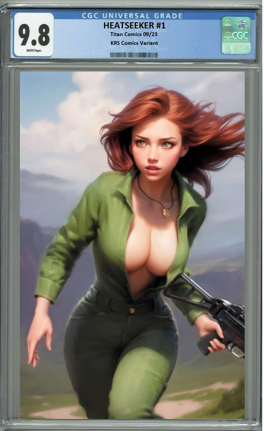 HEAT SEEKER GUN HONEY SERIES #1 WILL JACK VIRGIN VARIANT LIMITED TO 500 COPIES CGC 9.8 PREORDER