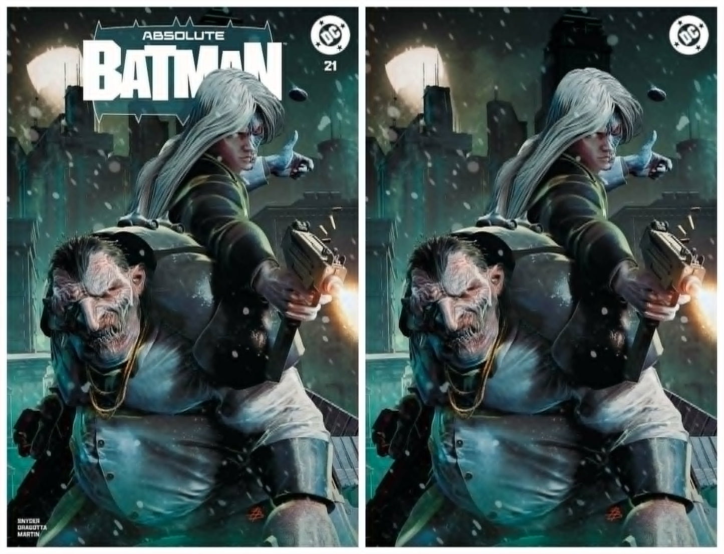 ABSOLUTE BATMAN #21 BJORN BARENDS TRADE/VIRGIN FOIL VARIANT SET LIMITED TO 1000 SETS