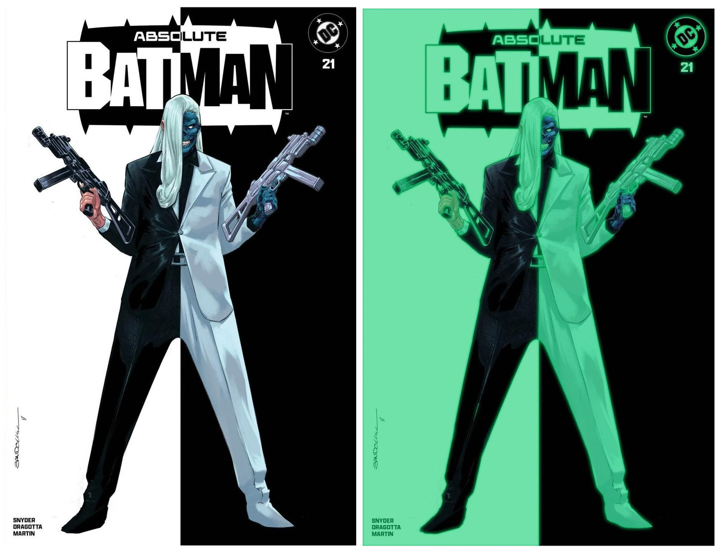 ABSOLUTE BATMAN #21 RAFA SANDOVAL TRADE DRESS/GITD VARIANT SET LIMITED TO 1500 SETS