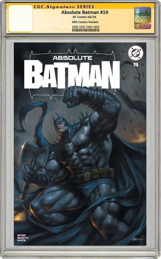 ABSOLUTE BATMAN #19 LUCIO PARRILLO VARIANT LIMITED TO 800 COPIES CGC SS PREORDER