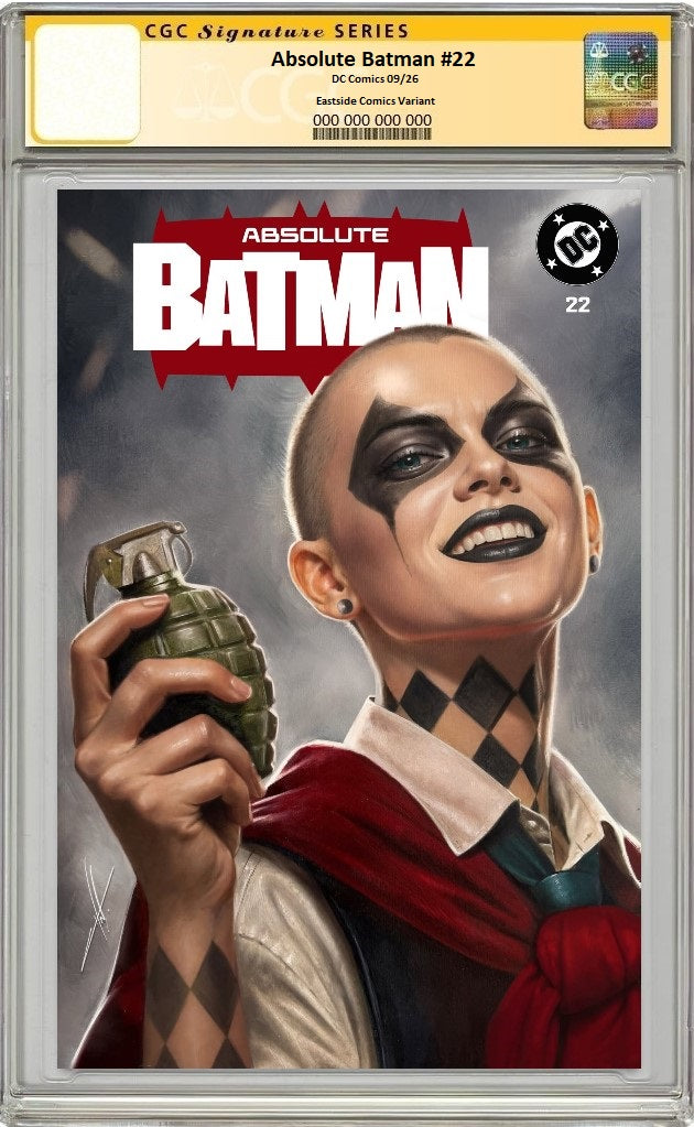 ABSOLUTE BATMAN #22 CARLA COHEN VARIANT LIMITED TO 800 COPIES CGC SS PREORDER