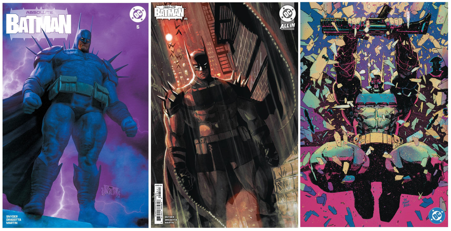 ABSOLUTE BATMAN #5 MARK SPEARS VARIANT LIMITED TO 800 COPIES + 1:25 & 1:50 VARIANT