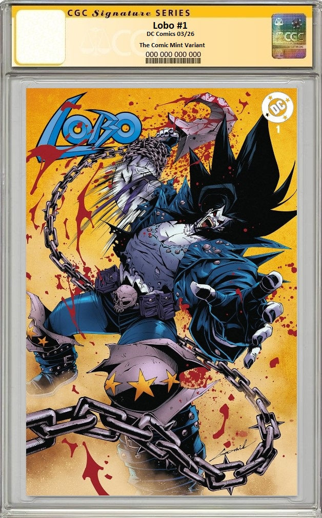 LOBO #1 GODTAIL VARIANT LIMITED TO 800 COPIES CGC SS PREORDER - SAD LEMON COMICS