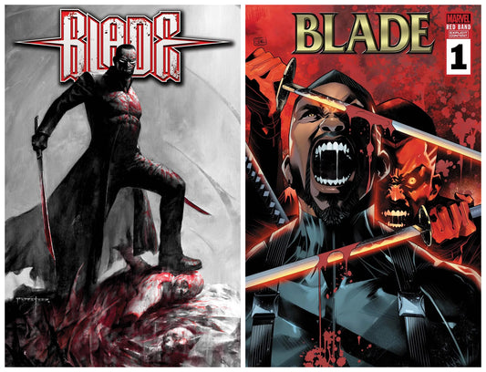 BLADE RED BAND #1 PUPPETEER LEE VARIANT LIMITED TO 600 COPIES WITH NUMBERED COA + 1:25 VARIANT