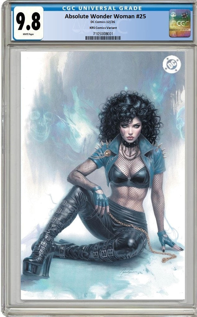 ABSOLUTE WONDER WOMAN #25 NATALI SANDERS VIRGIN VARIANT LIMITED TO 800 COPIES CGC 9.8 PREORDER