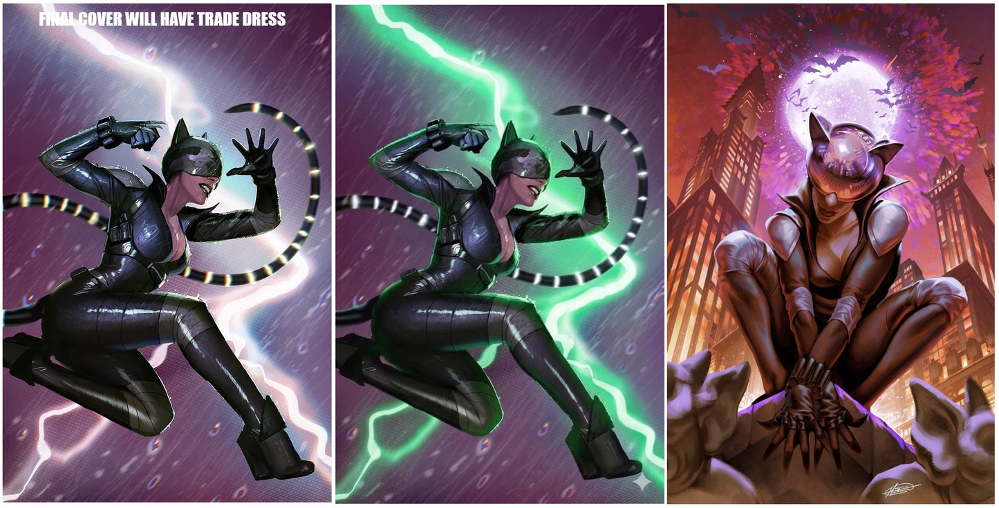 ABSOLUTE CATWOMAN #1 STJEPAN SEJIC TRADE DRESS/GITD VIRGIN VARIANT SET LIMITED TO 800 SETS + 1:25 VARIANT
