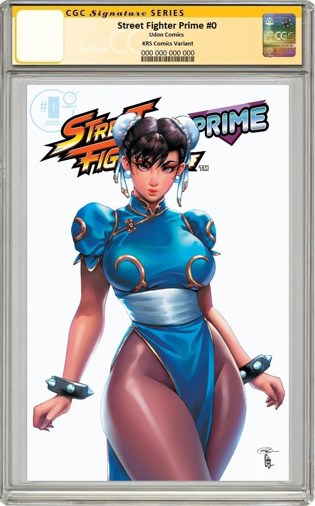 STREET FIGHTER PRIME #0 TROPHY CHUN-LI TRADE DRESS VARIANT LIMITED TO 500 COPIES CGC SS PREORDER