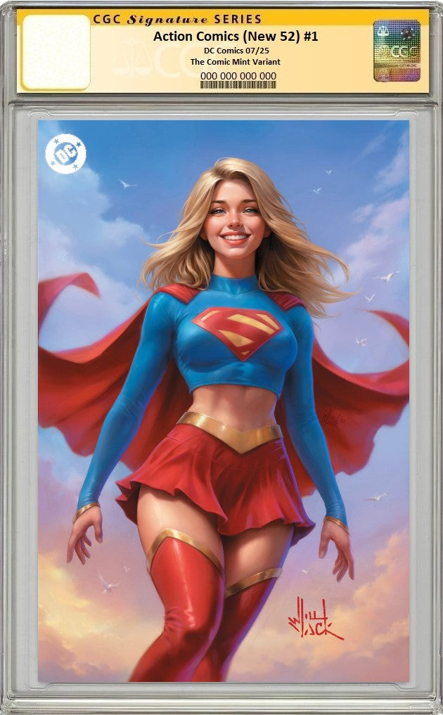 ACTION COMICS (NEW 52) #1 WILL JACK FULL BODY VIRGIN VARIANT LIMITED TO 800 COPIES CGC SS PREORDER