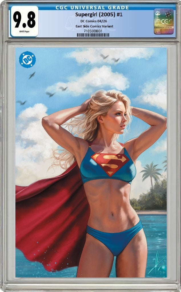 SUPERGIRL (2005) #1 CARLA COHEN FULL BODY VIRGIN VARIANT LIMITED TO 800 COPIES CGC 9.8 PREORDER