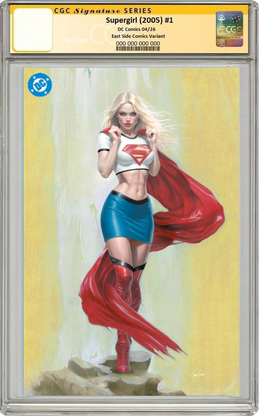 SUPERGIRL (2005) #1 NATALI SANDERS MICHAEL TURNER HOMAGE CROP TOP FOIL VARIANT LIMITED TO 800 COPIES CGC SS PREORDER