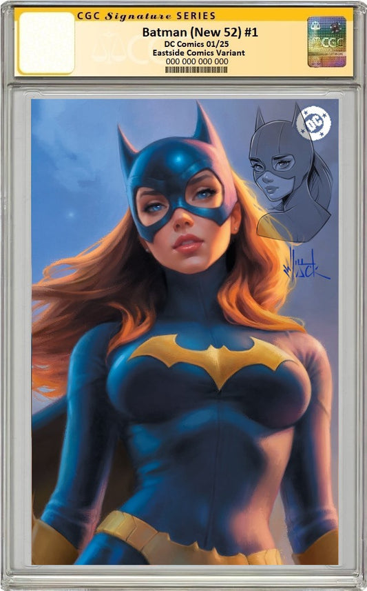 BATMAN (NEW 52) #1 WILL JACK ZOOMED IN VIRGIN VARIANT LIMITED TO 1000 COPIES CGC REMARK PREORDER