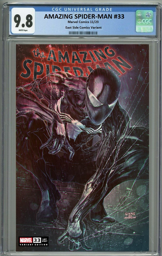 AMAZING SPIDER-MAN #33 JOHN GIANG HOMAGE VARIANT LIMITED TO 800 COPIES WITH NUMBERED COA CGC 9.8 PREORDER