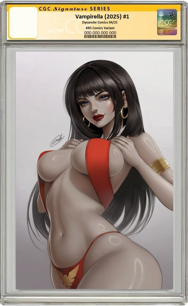 VAMPIRELLA (2025) #1 MIKI OKAZAKI VIRGIN VARIANT LIMITED TO 500 COPIES CGC SS PREORDER