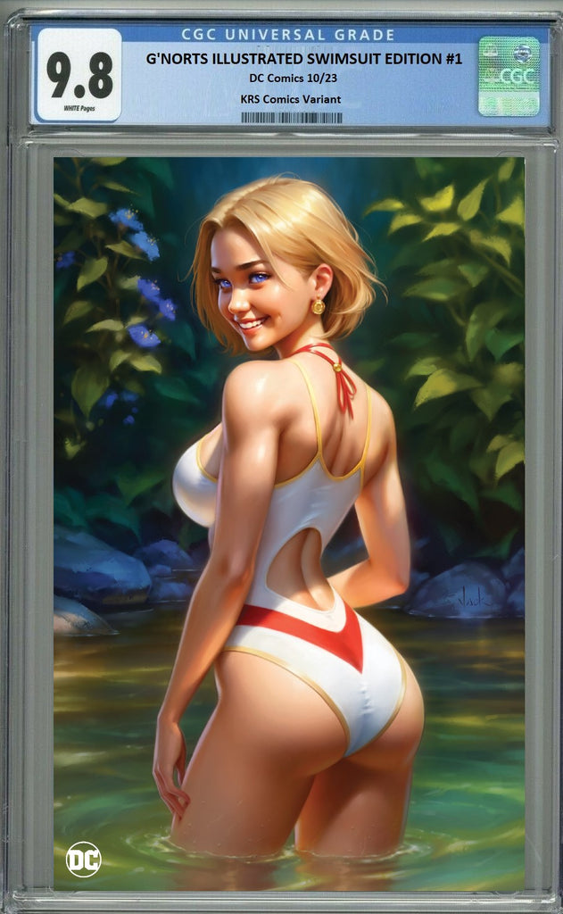 GNORTS ILLUSTRATED SWIMSUIT EDITION #1 WILL JACK VIRGIN VARIANT LIMITED TO 1500 COPIES CGC 9.8 PREORDER