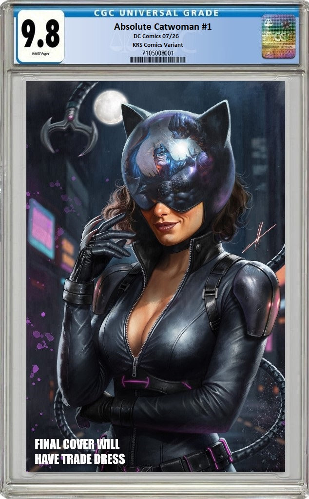 ABSOLUTE CATWOMAN #1 CARLA COHEN VARIANT LIMITED TO 800 COPIES CGC 9.8 PREORDER
