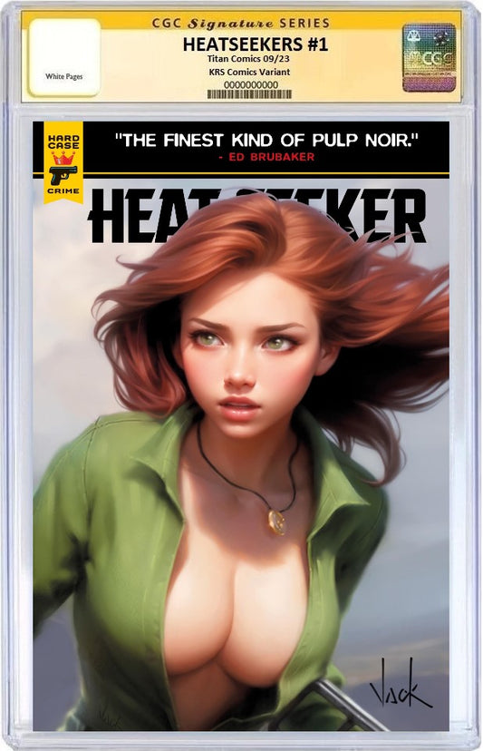 HEAT SEEKER GUN HONEY SERIES #1 WILL JACK TRADE DRESS VARIANT LIMITED TO 1000 COPIES CGC SS PREORDER