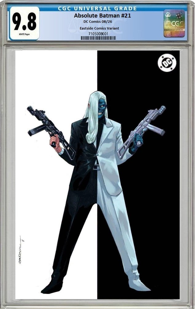 ABSOLUTE BATMAN #21 RAFA SANDOVAL VIRGIN VARIANT LIMITED TO 500 COPIES CGC 9.8 PREORDER